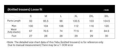 Xtep Trousers For Men And Women 2024 Winter Knitting Loose Exercise Sweatpants Casual Trendy Warm Soft Bottoms 876427630125