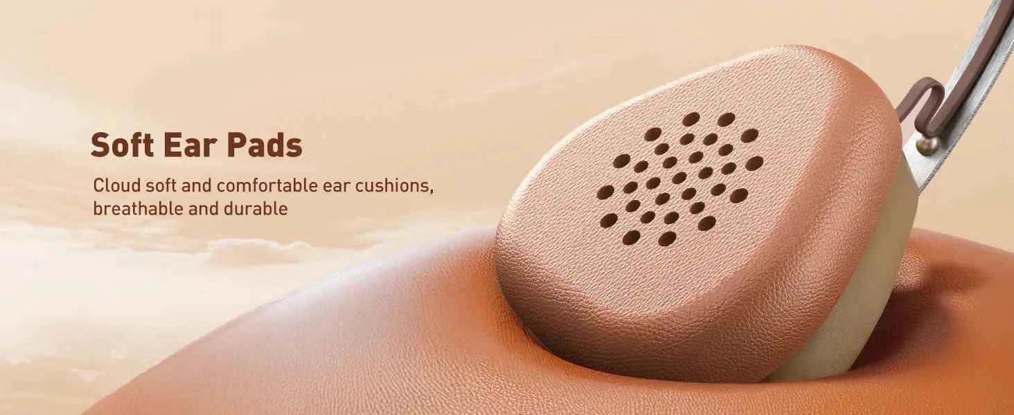 OneOdio F4 Wireless Headphones dual-device connection Vintage Headphones 50H Playtime