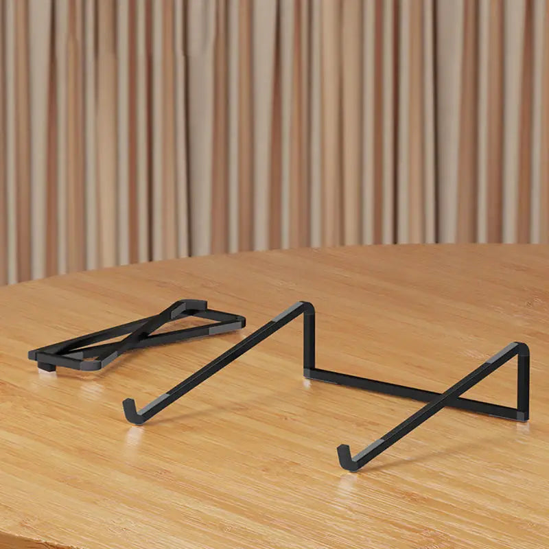 Universal Laptop Stand Foldable Adjustable Aluminum Alloy Notebook Holder Desktop Bracket for MacBook Air Pro Xiaomi - AMULET RING STORE