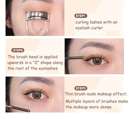 Judydoll Mascara Lash Lengthening Curling Thick Mascara Non-smudg Natural Waterproof Quick Dry Long Lasting Eye Makeup Cosmetics - AMULET RING STORE