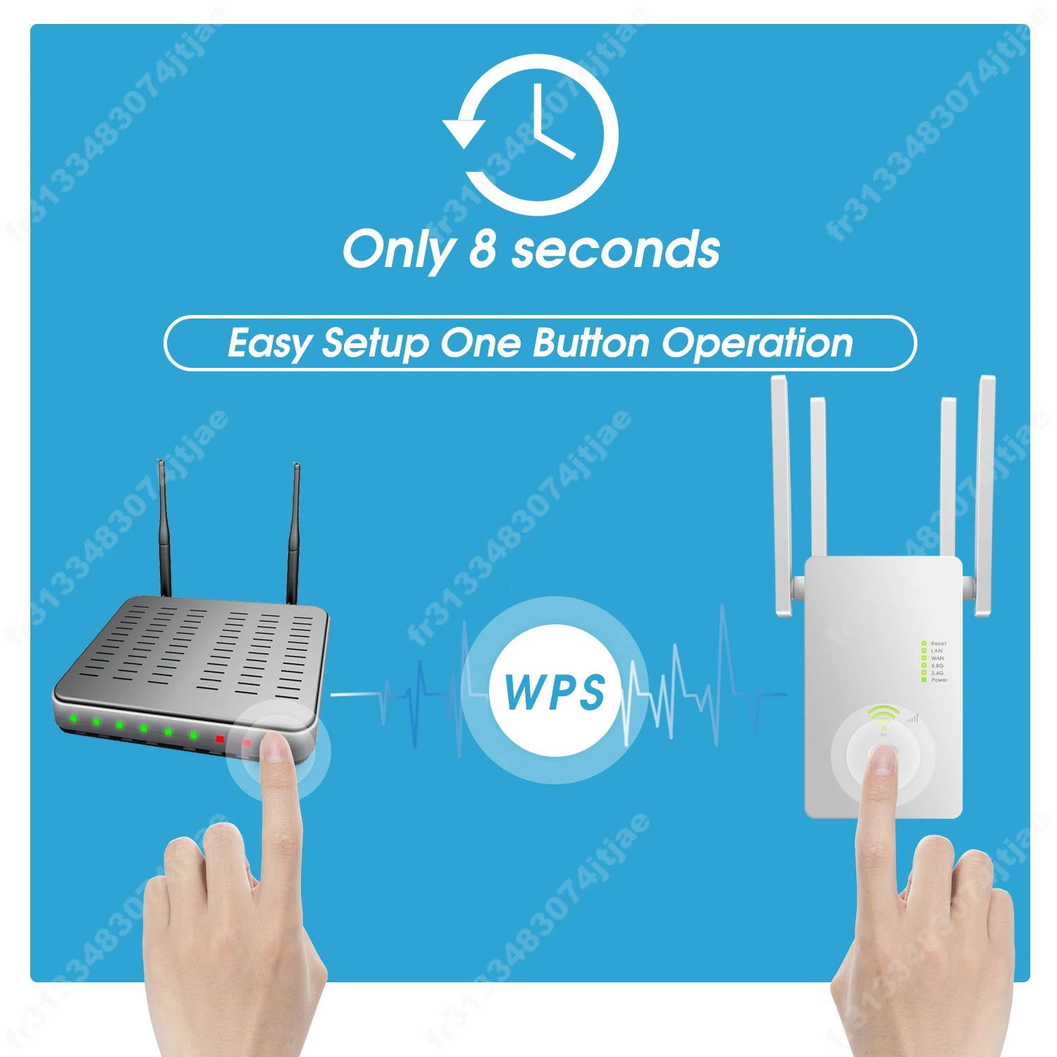 AC1200 Wireless 5G WiFi Extender/Router/AP Dual Band Repeater Booster Signal 802.11AC Long Range 1200Mbps Wi-Fi Access Point - AMULET RING STORE