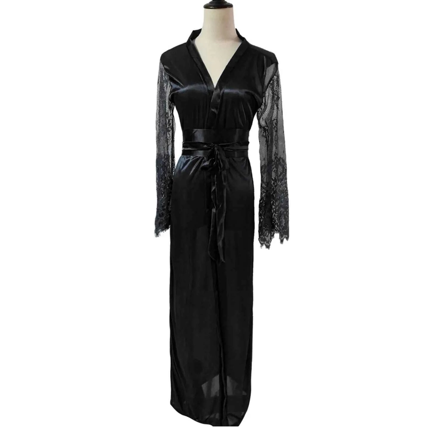 New Ladies Sexy Imitation Ice Silk Plus Size Pajamas Nightgown Nightgown Nightwears For Ladies Sexy Sleepwear Night Gown 2025