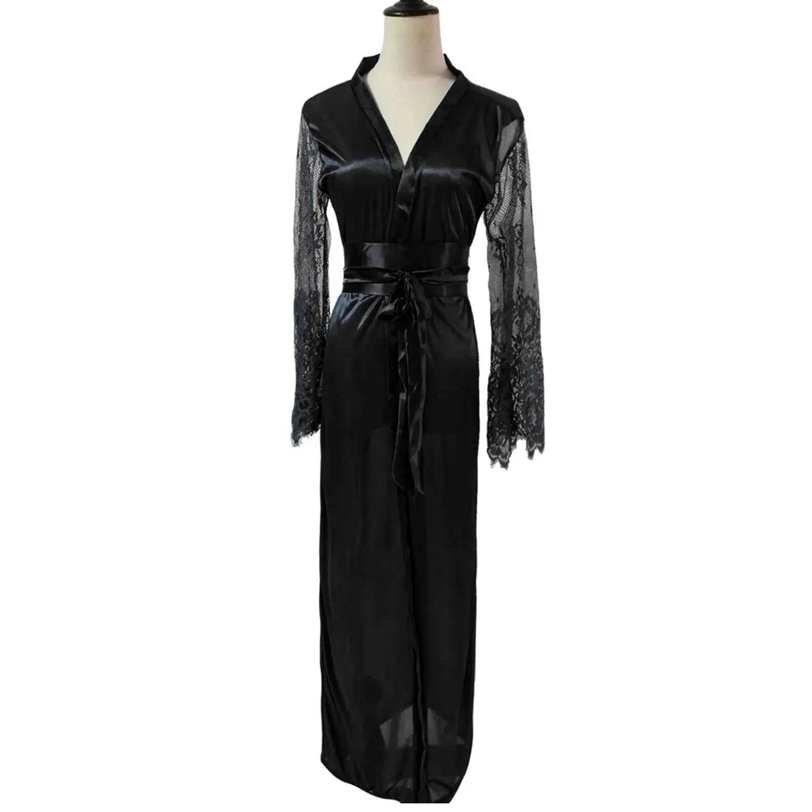 New Ladies Sexy Imitation Ice Silk Plus Size Pajamas Nightgown Nightgown Nightwears For Ladies Sexy Sleepwear Night Gown 2025