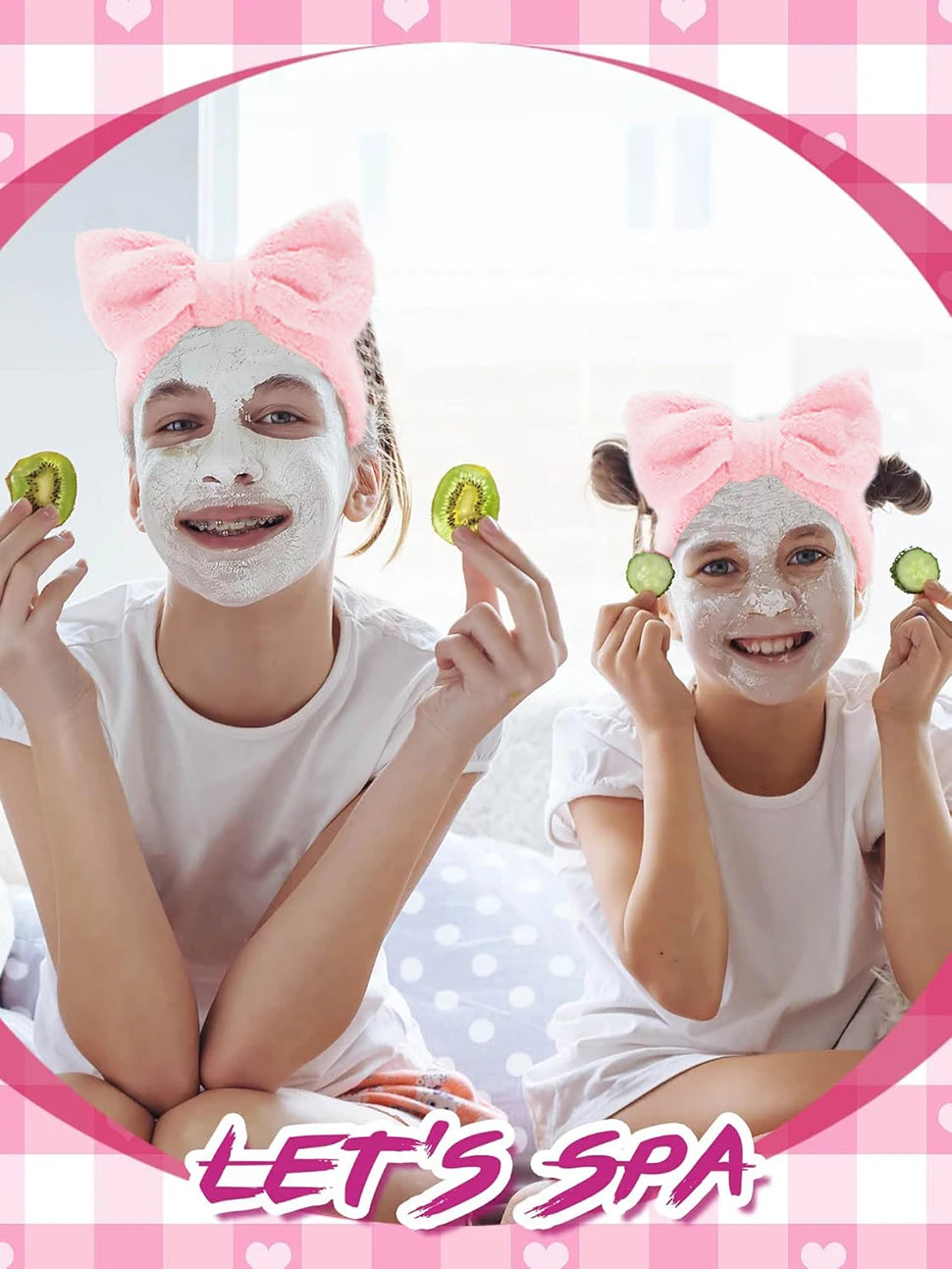 6-18 Sets Kids Pink Spa Party Supplies for Girls Makeup Sleepover Kit Spa Birthday Party Favors Supplies Gift for Children - AMULET RING STORE