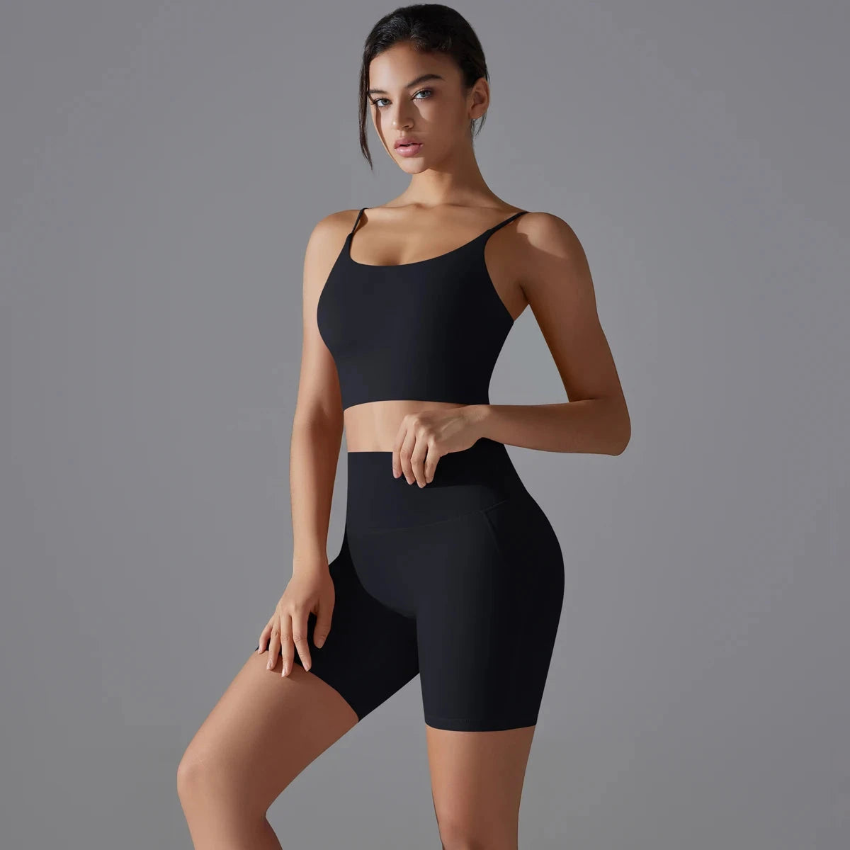 Women Yoga Set Yoga BraTank Tops for Fitness Workout Sportswear Gym Clothing High Waist Shorts Sportswear Leggings Suits