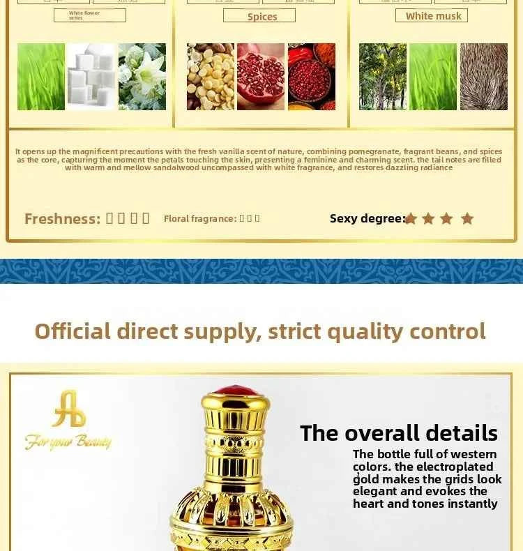 Mysterious Exotic Arabian Middle East Wooden EDP Unnisex Scent Saudi Mysore Sandalwood Men's Perfume Long-lasting Male Pheromone