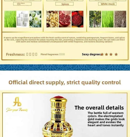 Mysterious Exotic Arabian Middle East Wooden EDP Unnisex Scent Saudi Mysore Sandalwood Men's Perfume Long-lasting Male Pheromone