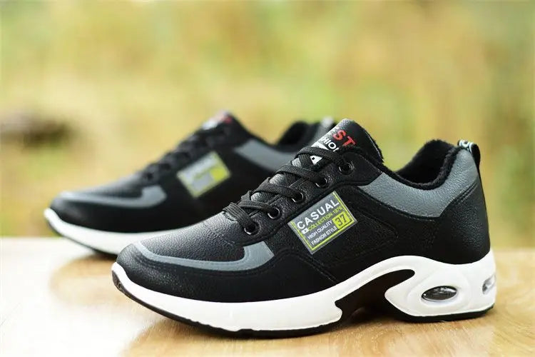 2025 new spring trend sports men's shoes Lace-up thick sole casual breathable fashion shoes Large size Wear skid resistance - AMULET RING STORE