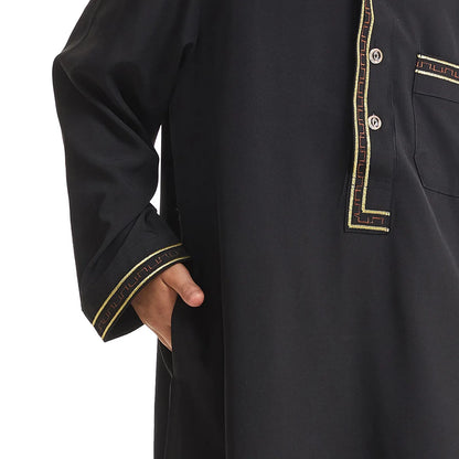 Muslim Clothes Man Shirt Man Islamic Caftan Men Eid Ramdan Cardigan Abaya Long Dress Islamic Saudi Arabic Musulman Robe Clothes