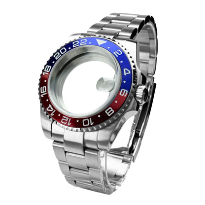 40mm 200m Waterproof NH34 NH35 NH36 Watch Case Accessories for Oyster Band SUB Watch Maker 120clicks BGW9 blue lume Bezel - AMULET RING STORE