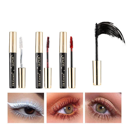 14 Colors Waterproof Mascara 5D Silk Fiber Mascara Lash Color 3D Mascara Eyelash Extension Thick Lengthening Eye Lashes Cosmetic - AMULET RING STORE