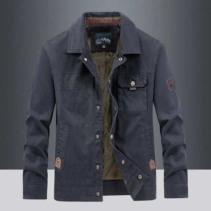 Men Jackets outdoor Slim fit Coats Casual Jackets High Quality Male wear Multi-pocket Cargo Jackets And Coats plus Size 5XL