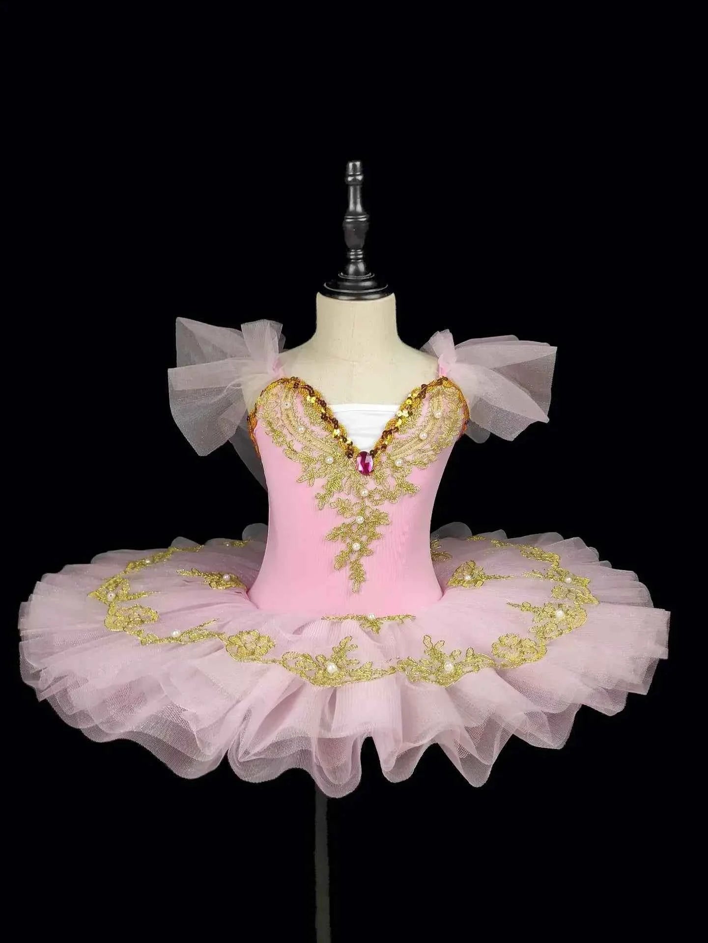 Summer Girl Dress Ballet Elegant Vestidos Kids Dance Costume Robe Fille Stage Children Outfit Baby Clothing Tutu Girls Dresses