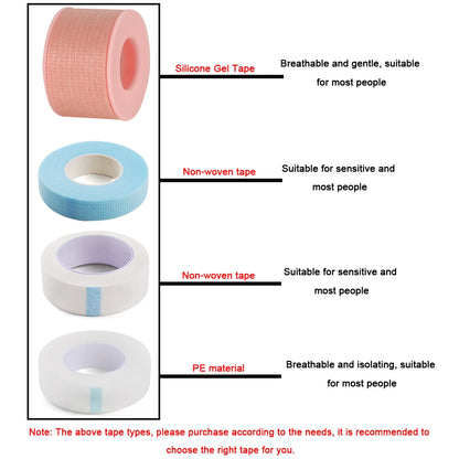 2/4PCS Micropore Eyelash Tape Lashes Lifting Tapes Under Eyes Breathable Easy To Tear Medical Tapes Eyelash Extension Supplies - AMULET RING STORE