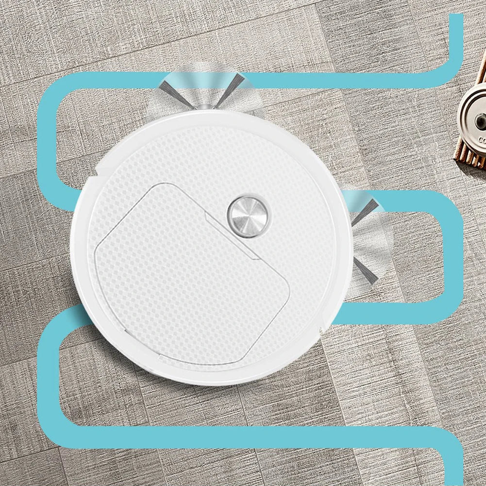 Intelligent Sweeping Robot with Long Battery Life Low Noise Design Compact House Cleaning Machine for Hard Floor and Pet Hair - AMULET RING STORE