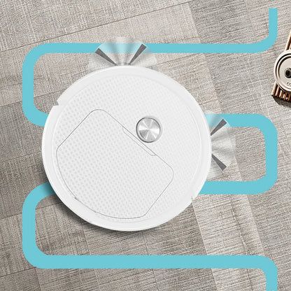 Intelligent Sweeping Robot with Long Battery Life Low Noise Design Compact House Cleaning Machine for Hard Floor and Pet Hair - AMULET RING STORE