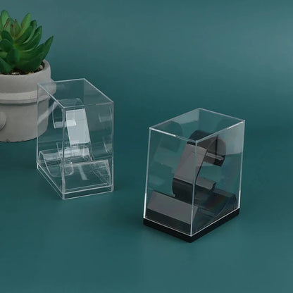 Plastic Transparent Watch Display Storage Stand Holder Counter Smart Watch Protective Showcase Shelf Rack Jewelry Packaging Box - AMULET RING STORE