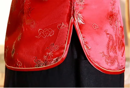 Elegant Ethnic Style Streetwear Cheongsam Qipao Tees Fashion Clothes Tshirts Vintage Shirts for Women Y2k Tops Women Clothing