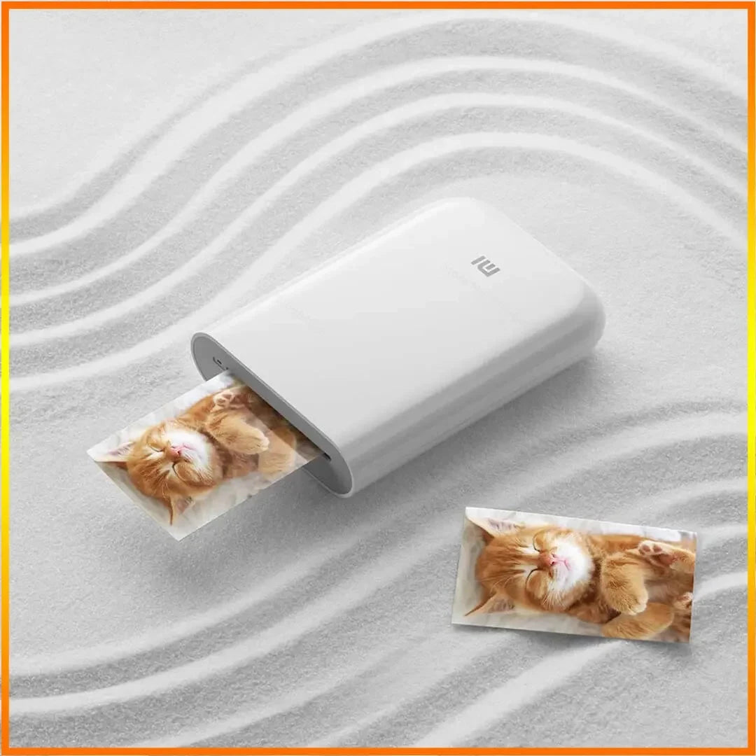 Original 100% Xiaomi ZINK Pocket Printer Paper Self-adhesive Photo Print 50pcs Sheets Xiaomi 3-inch Mini Pocket Photo Printer