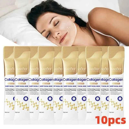 Collagen Sleeping Facial Masks Face skincare Moisturizing Brightening Firming Hydrating Face Mask Facial Skin Care 3/10/20/30pcs