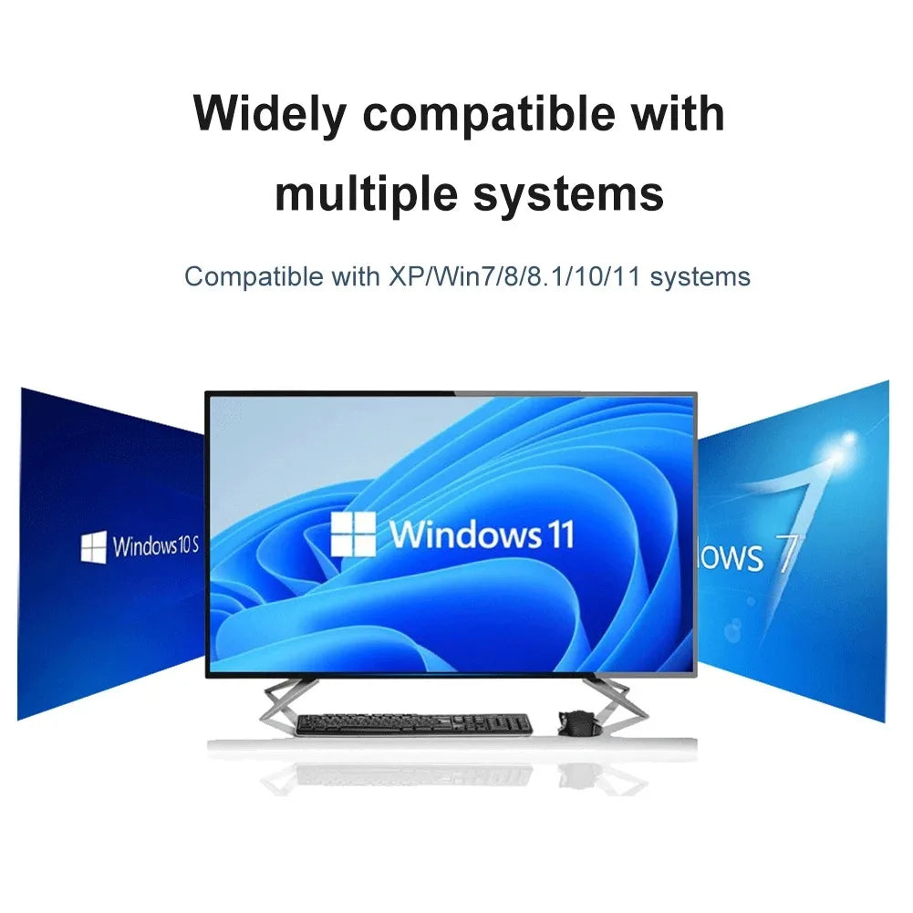 Mini USB WiFi Adapter 150M Wireless Network Card 2.4GHz WiFi Ethernet Receiver Free Drive USB Dongle for PC Computer Accessories - AMULET RING STORE