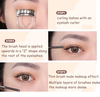 Judydoll Mascara Lash Lengthening Curling Thick Mascara Non-smudg Natural Waterproof Quick Dry Long Lasting Eye Makeup Cosmetics - AMULET RING STORE