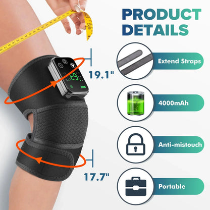 Electric Heating Heated Shoulder Brace Wrap Shoulder Massage Support Belt Strap with Adjustable of Heating - AMULET RING STORE