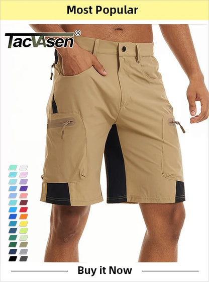 TACVASEN Winter Plaid Cotton Jackets Mens Long Sleeve Quilted Lined Flannel Shirt Jacket Multi-Pockets Outwear Hiking Coats Tops