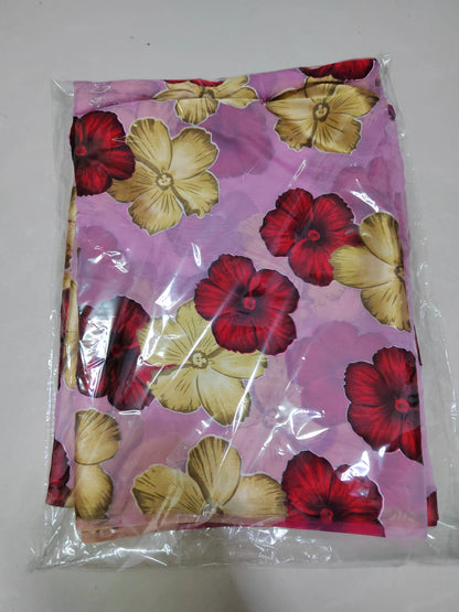 Nigerian Silk Fabrics French Lace Tulle Scarf Burnt-Out Silk Dirac African Fabrics