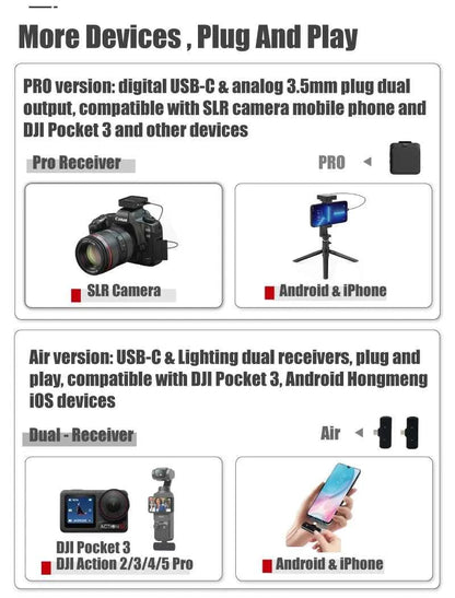 NUNAVO wireless microphone Interview professional microfeono Mic Handle broadcast microphone handheld for iphone smart phone