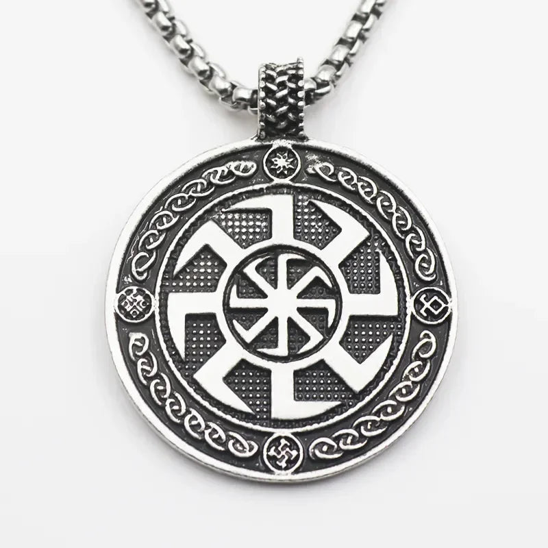 Retro Fashion Seven Angels Magic Circle Solomon's Seal Necklace Pendant AMULET RING STORE