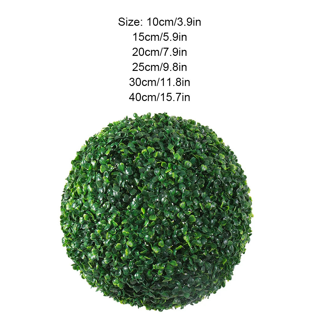 Eco-friendly Artificial Plant Ball Realistic Appearance Long-lasting Durability Indoor Or Outdoor - AMULET RING STORE