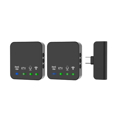 Wireless Lavalier Microphone Portable Audio Video Recording Mini Mic