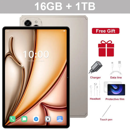 Original Pad 7S Pro Tablets Global Edition 22GB+2TB Android 15 Tablet PC 5G Dual SIM 10000mAh 10.1" HD WiFi Gaming Kids Tab PC