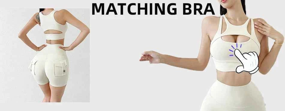 New Yoga Shorts With Pocket Women Sport High Waist Tights Buttocks Fitness Workout Leggings Push Up Gym Clothing Cycling Shorts