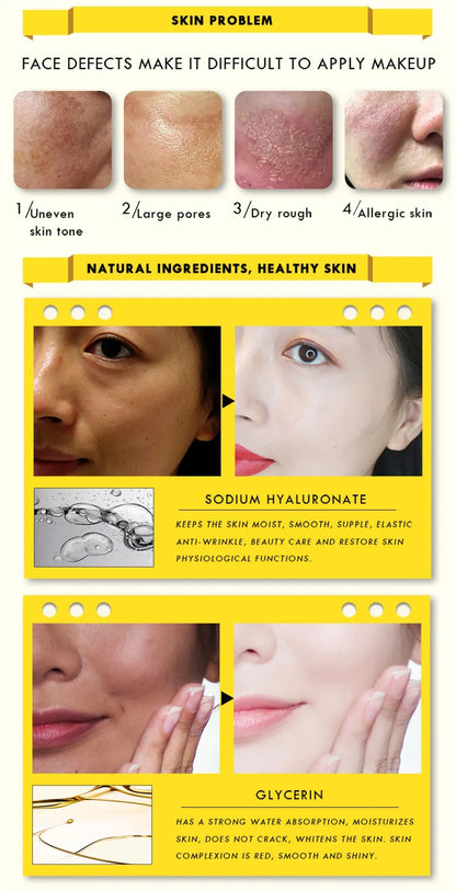 Dreamy Beauty Cream Makeup Natural Concealer BB Cream Face Care Modified Emollient Easy to Wear Sun Block Whitening Cream 30g - AMULET RING STORE