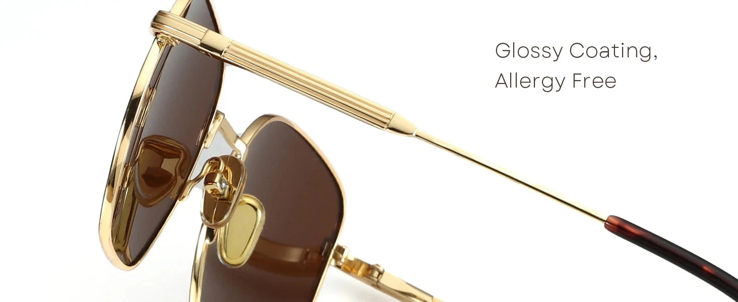 ZENOTTIC Hexagon Polarized Retro Sunglasses for Men Women-Vintage Metal Frame Design UV Protection Trendy Fashion Shades