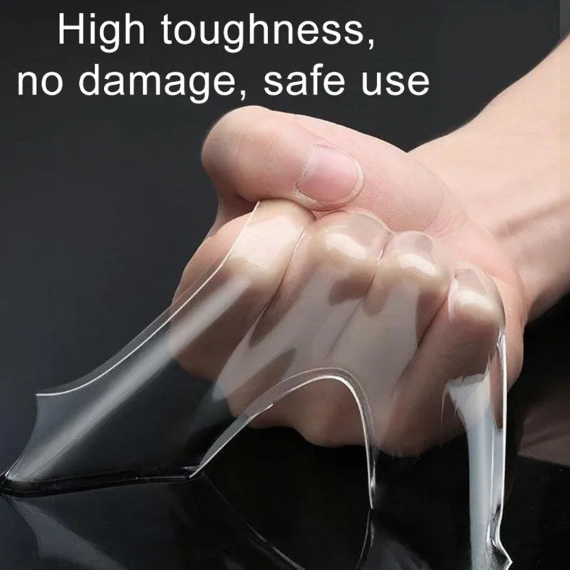 Nano Double sided Adhesive Tape Extra Strong Waterproof Transparent Traceless Tape Thickened Reusable Decorative Tape Home Tools - AMULET RING STORE