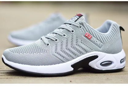 2025 new spring trend sports men's shoes Lace-up thick sole casual breathable fashion shoes Large size Wear skid resistance - AMULET RING STORE