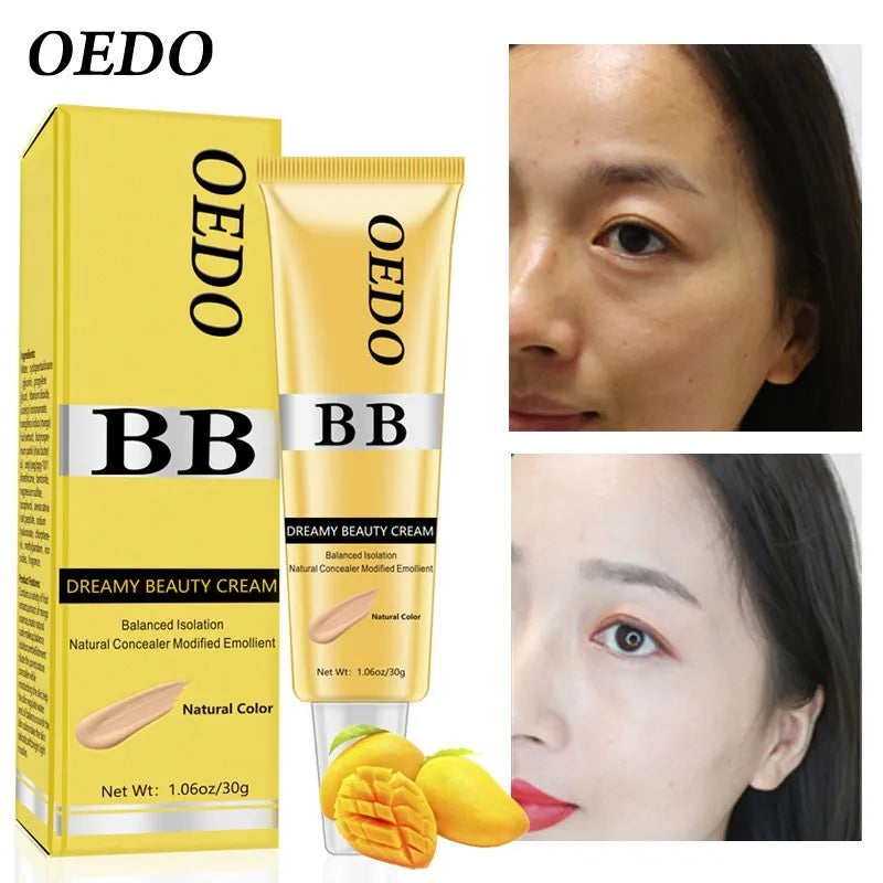 Dreamy Beauty Cream Makeup Natural Concealer BB Cream Face Care Modified Emollient Easy to Wear Sun Block Whitening Cream 30g - AMULET RING STORE