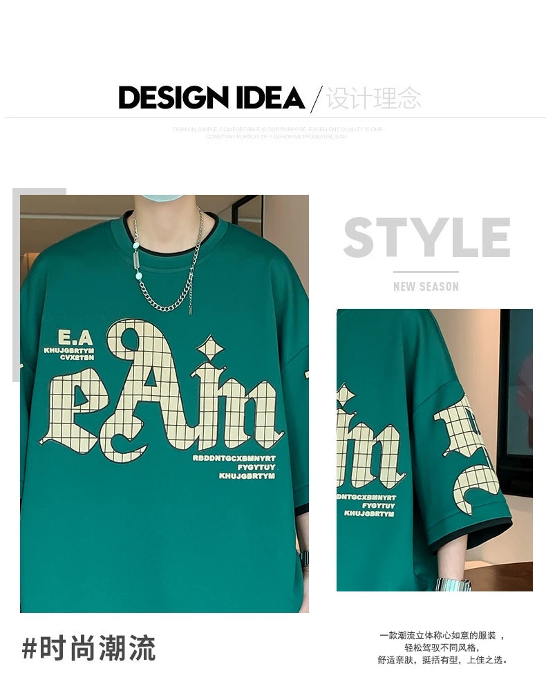 Youth Fashion Short Sleeve T-Shirt Shorts Summer Tracksuit