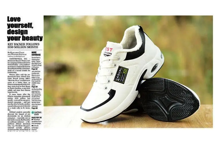 2025 new spring trend sports men's shoes Lace-up thick sole casual breathable fashion shoes Large size Wear skid resistance - AMULET RING STORE