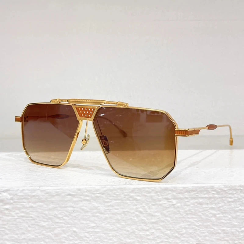 BMC004 Alloy Irrgular Sunglasses for Men and Women High Quality Brand Designer UV400 High Street Punk Fashion Trendy Eyeglasses