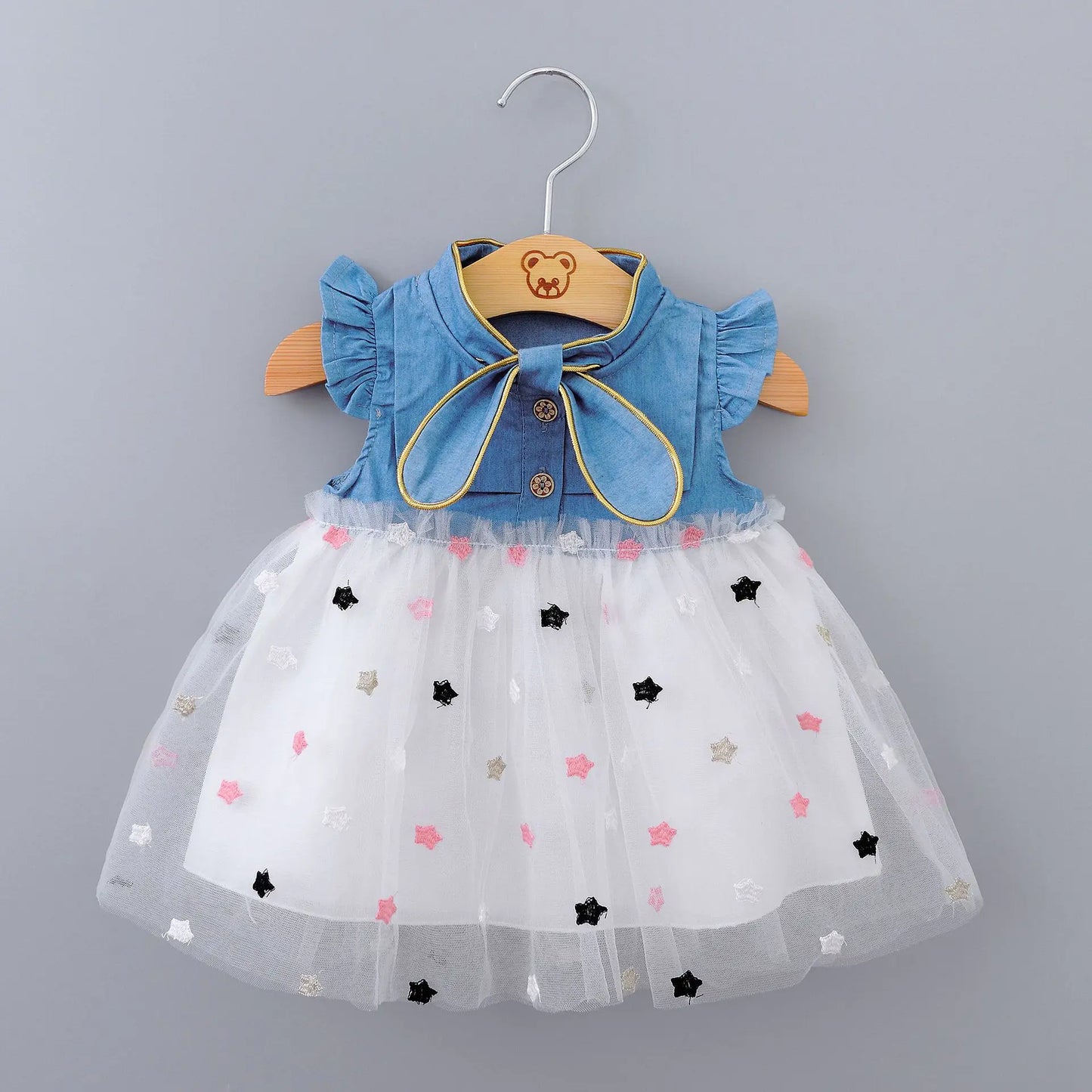 Bear Leader Newborn Bebes Princess Dresses Autumn Christmas Fashion Infant Girl Ruffles Costume Vestidos Cute Bear Bags 0-2Y