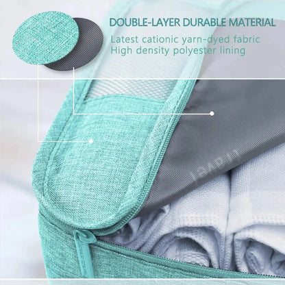 8/7/6 pieces Set Travel Organizer Storage Bags Suitcase Packing Set Storage Cases Portable Luggage Organizer Clothe Shoe Pouch - AMULET RING STORE