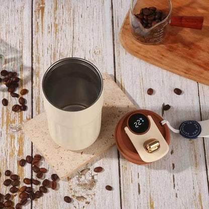 460ml Thermos Bottle Smart Display Temperature 316 Stainless Steel Vacuum Cup Office Coffee Cup Business Portable Thermal Mug