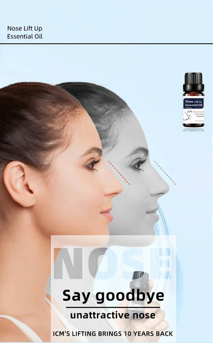 Nose Massage Essential Oil Up Heighten Rhinoplasty Firming For Moisturizing Nose Serum Reshape Natural Face Beauty Care Products - AMULET RING STORE