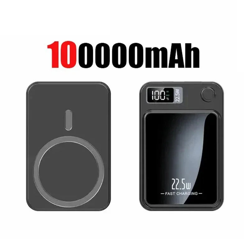 100000mAh Wireless Magnetic Power Bank