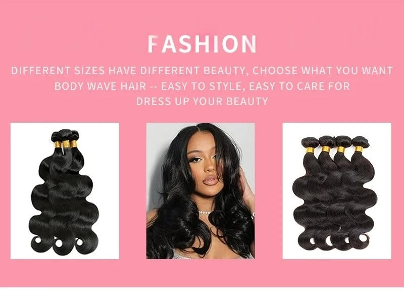 16A 100% Human Hair Bundles Body Wave Bundles Human Hair 30 Inch Body Wave Hair Weave 2/3/4 Pc Natural Raw Human Hair Extensions