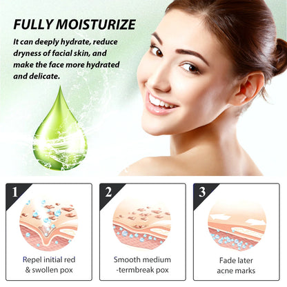 Acne Face Cream Pimple Treatment Oil Control Repair Redness Remove Blackhead Smooth Hydrating Moisturizing Pore Shrinking Serum - AMULET RING STORE